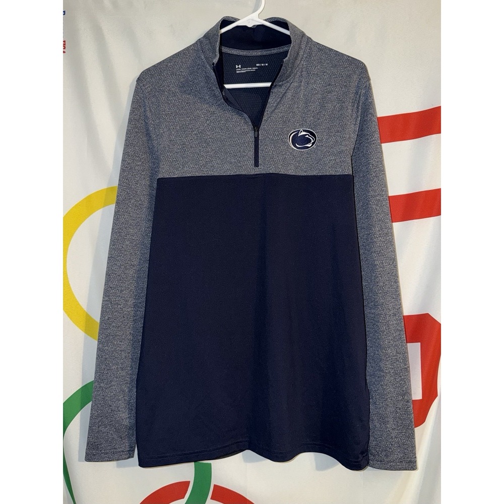 Under Armour Penn State Nittany Lions 1/4 Zip Pullover Sweatshirt Medium